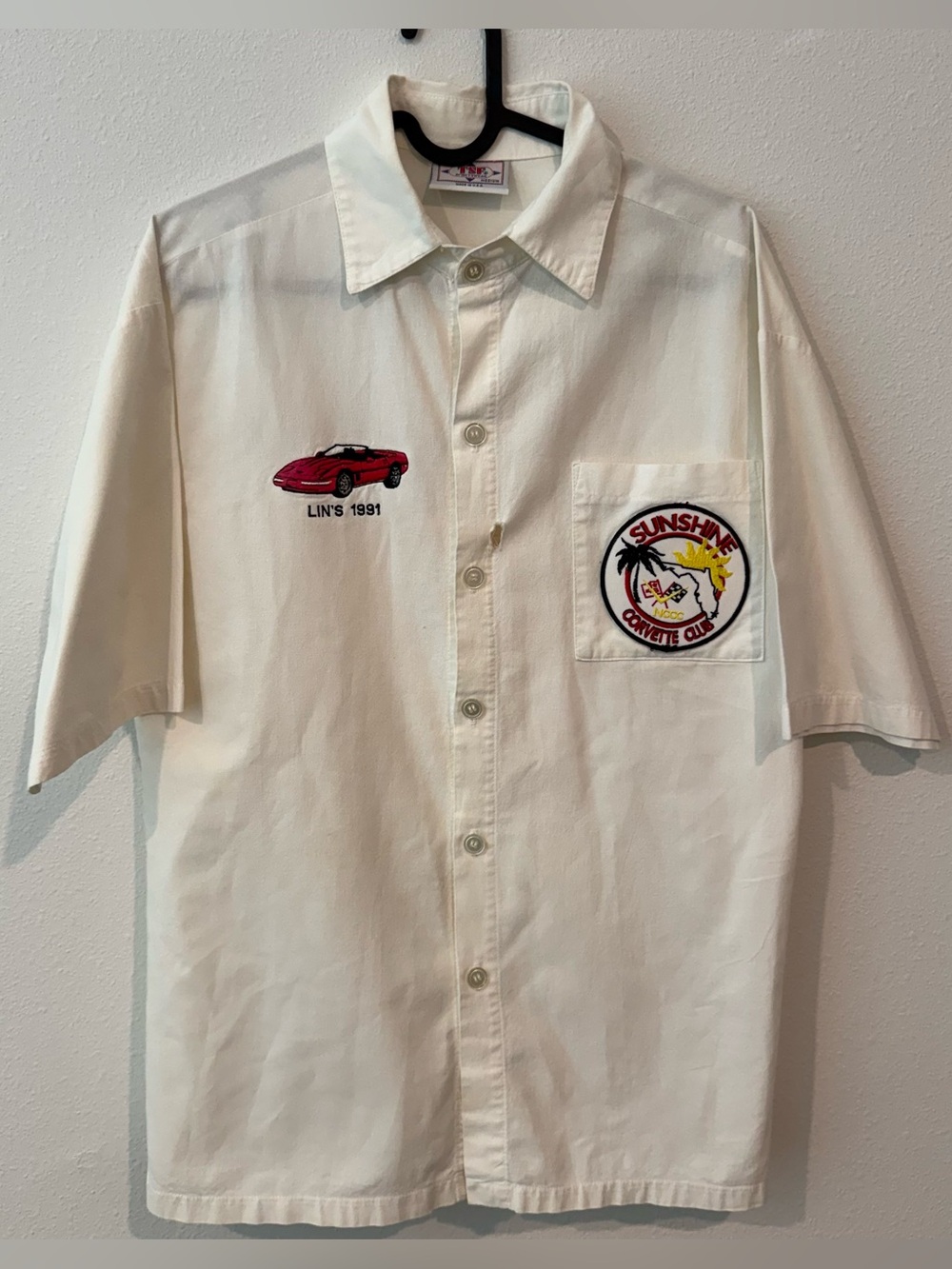 🔥 Vintage 1991 Sunshine Corvette Club C4 Corvette Shirt USA Medium